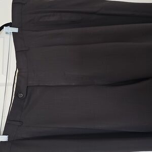 Zignone Italy High Twist New Wool Charcoal Or Olive Dress Pants Size 44